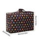 thumbnail image 3 of Bolsa de almacenamiento extra grande de alta resistencia | Asas reforzadas, tela no tejida engrosada, doble cremallera, 27,5x19,7x11,8 en azul | Ropa, juguetes, bolsa organizadora de decoración, 3 of 6