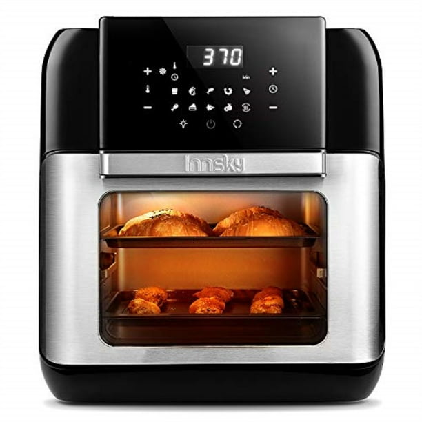 innsky air fryer oven, 10.6qt 1500w electric air fryer with led digital