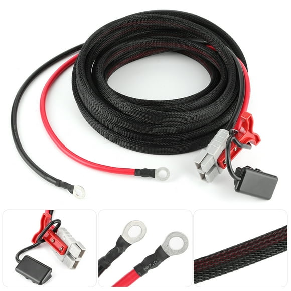 Car Battery Cable, Battery Starter Cable 50A For For Solar Panel For Fridge For Automotive For RV