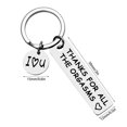 thumbnail image 2 of Valentine's Day Stainless Steel Keychain Thanks for All the Orgasms Couple for Key Ring Fashion Jewelry for Husband Wife Silver, 2 of 4