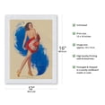 thumbnail image 2 of Brim Full of Beauty - Vintage Pin Up by Rolf Armstrong c.1937 - Japanese Unryu Rice Paper Art Print (Unframed) 12 x 16 in, 2 of 4