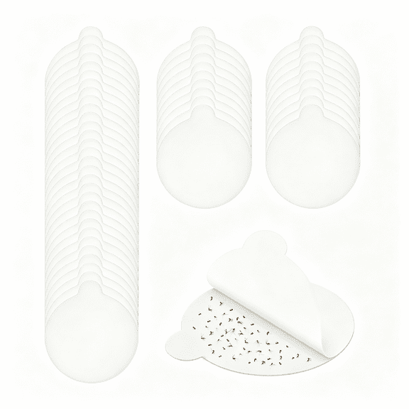 ACDANC 50Pcs 4.3" Refill Glue Boards Compatible with and Replacement Sticky Pads for Indoor Insect Fly Mosquito Trap Bug Catcher Catchy Zapper