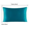 2 Silk Pillowcase for Hair And Skin Solid Color Silk Pillowcase Ice