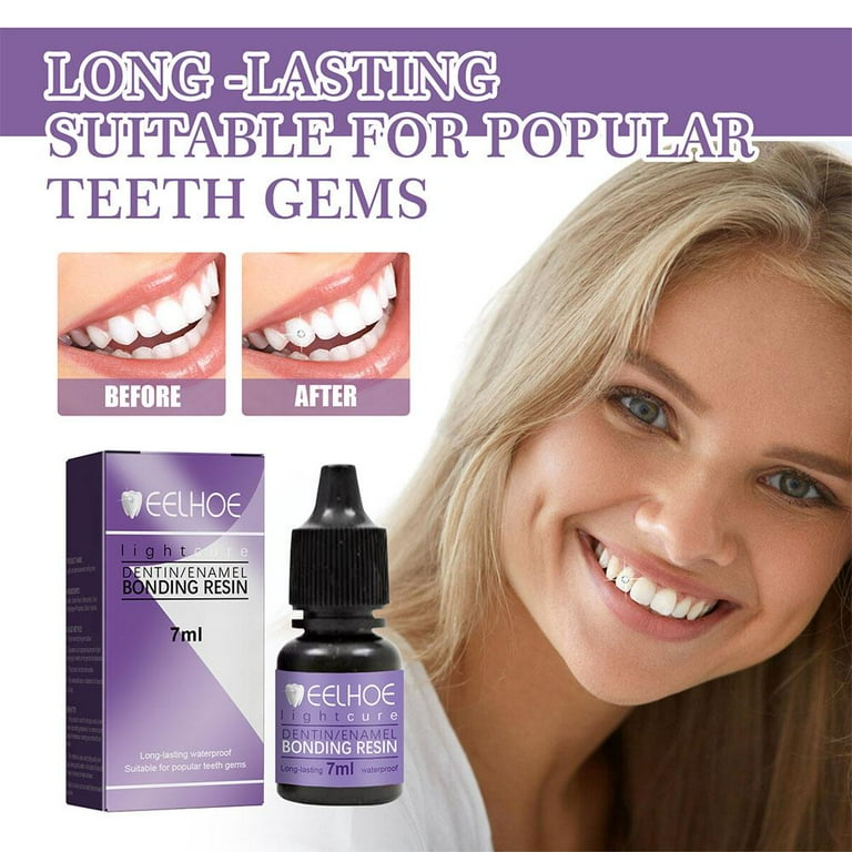 Tooth Gem Glue, Solidify Tooth Rhinestones UV Light Hardening