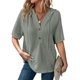 thumbnail image 1 of Sudadera Dokotoo Fluffy Touch Waffle Knit para Mujeres Verde, 1 of 6