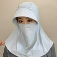 thumbnail image 3 of Full-face UV Protection Hat, 100% Ice Silk Fabric, Light & Breathable, Available in 6 Colors, Perfect for Outdoor Activities, 3 of 9