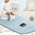thumbnail image 5 of Prayer Rug Prayer Mat for Ramadan Portable Soft mat Green, 5 of 8