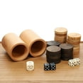thumbnail image 4 of WE Games Luxury Wood Backgammon Set - 19 inches - Handcrafted in Greece, 4 of 6