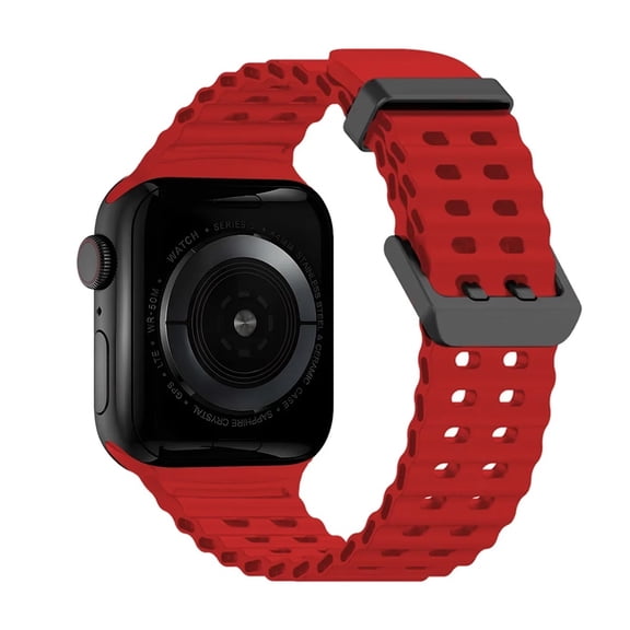 RoseOcean Silicone Strap for Apple Watch Ultra 2 49mm 46 45 44 42mm 38mm 41mm 40mm Sport Band for IWatch Series 9 8 7 6 SE 5 4 3 Correa