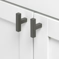 thumbnail image 3 of GlideRite 2 in. Solid Square Cabinet T-Knob, Graphite Gray - 21683-T-GPH, 10 Pack, 3 of 3