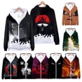 thumbnail image 2 of Anime Hokage Hoodies Naruto Men Women Zipper Hoodie Sweatshirts Kids Jackets Hip Hop Coat Boys Mens Clothing Sudaderas4XL Adult(100-110kg) Gao Jinjia LED, 2 of 2