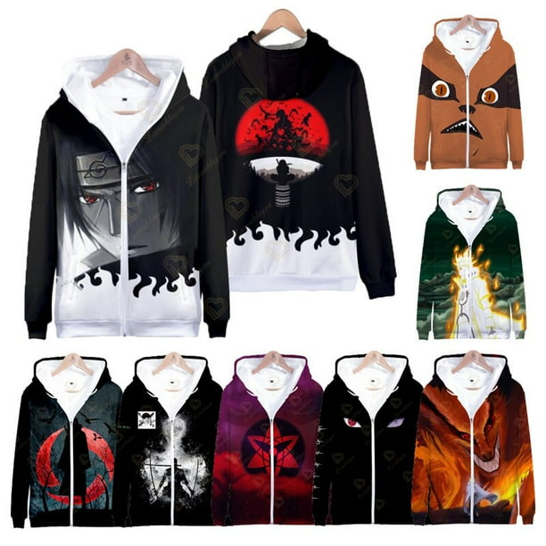 Anime hokage hoodies naruto men women zipper hoodie sweatshirts kids jackets hip hop coat boys mens clothing sudaderas110 for height 110cm gao jinjia