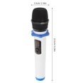 thumbnail image 2 of RUNROTOO Simulated Microphone Prop Interview Simulation Blue 1Pcs, 2 of 8