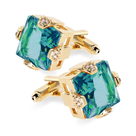 Vittorio Vico Princess Cut Colorstone Cufflinks: CL13XX Series