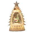thumbnail image 2 of Glowing Christmas Tree Snow Globe Lantern - Enchanting Holiday Decor!, 2 of 8