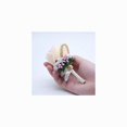 thumbnail image 3 of 2 PCS Boutonniere de boda Flor artificial Novio Padrino Ramillete Traje de seda rosa para boda Prom Homecoming, champán oso de fresa Hogar, 3 of 4