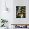 thumbnail image 3 of Shiartex Guardian Angel on The Bridge Watching Over Children Poster Canvas Wall Art Picture Print Hanging Photo Gift Idea Living Room Home Mural Decoration (16x20 Inch), 3 of 3