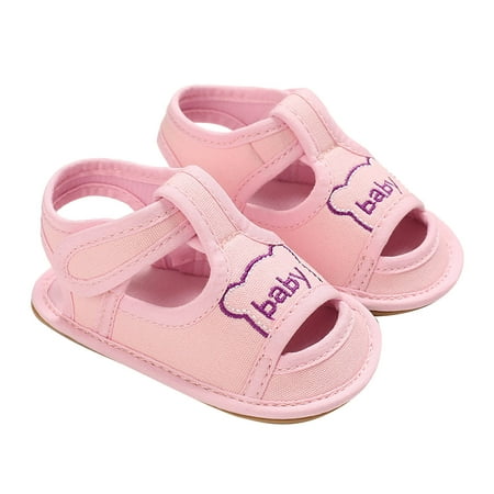 

QWERTYU Baby Toddler Girls Boy Soft Sole Summer Slippers Infant Non-Slip Beach First Walkers Shoes Sandals 6M-2Y 13