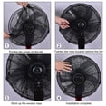 thumbnail image 6 of Uxcell Mesh Electric Fan Dust Cover 29.5" Washable Finger Protector Net, Black 2pcs, 6 of 6