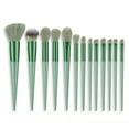 thumbnail image 3 of Pinceles Cosméticos Profesionales, Pinceles de Maquillaje 13 Piezas Pinceles de Maquillaje Verdes Pinceles de Maquillaje Profesionales Diseño a Prueba de Futuro, 3 of 8