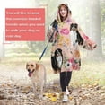 thumbnail image 4 of Wearable Oversized Blanket,Bernese Mountain Dogs with Pioneer Flower Wearable Blanket Hoodie for Adults,Cozy Hooded Blankets with Super Pockets,Super Warm Fuzzy Pullover for Women & Men, 4 of 6