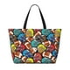 thumbnail image 2 of Fotbe American Football Bolsa de Viaje para Playa - Resistente al Agua, Bolsa Tote de Gran Capacidad y Ligera con 7 Bolsillos para Mujeres y Hombres, 2 of 7