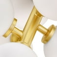 thumbnail image 4 of CWI Lighting Arya 12" 8-Lights Contemporary Metal Pendant in Satin Gold, 4 of 6