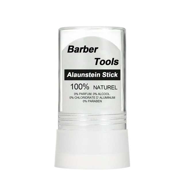 Alum Stone Déodorant après-Rasage 100 % Naturel Sans Odeur, Alternative Apaisante pour la Peau après le Rasage, Barbier