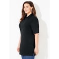 thumbnail image 3 of Catherines Women's Plus Size Short Sleeve Polo, 3 of 5