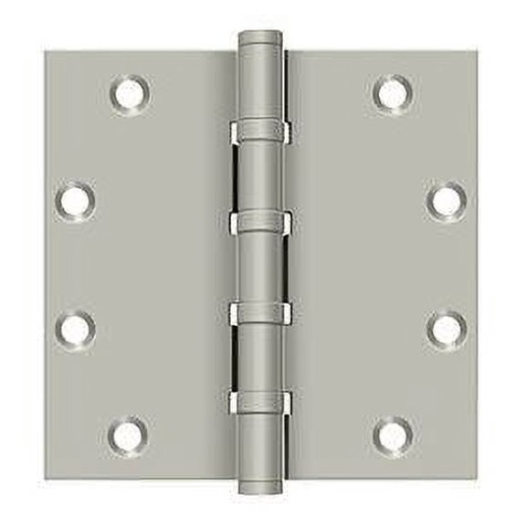 Deltana DSB5515 5" Height X 5" Width Square Corner Mortise Hinge Satin Nickel