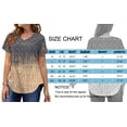 thumbnail image 6 of MOSHU Plus Size T-shirts for Women V Neck Summer Tunic Tops Floral Print Curved Hem Women Shirts, 6 of 7
