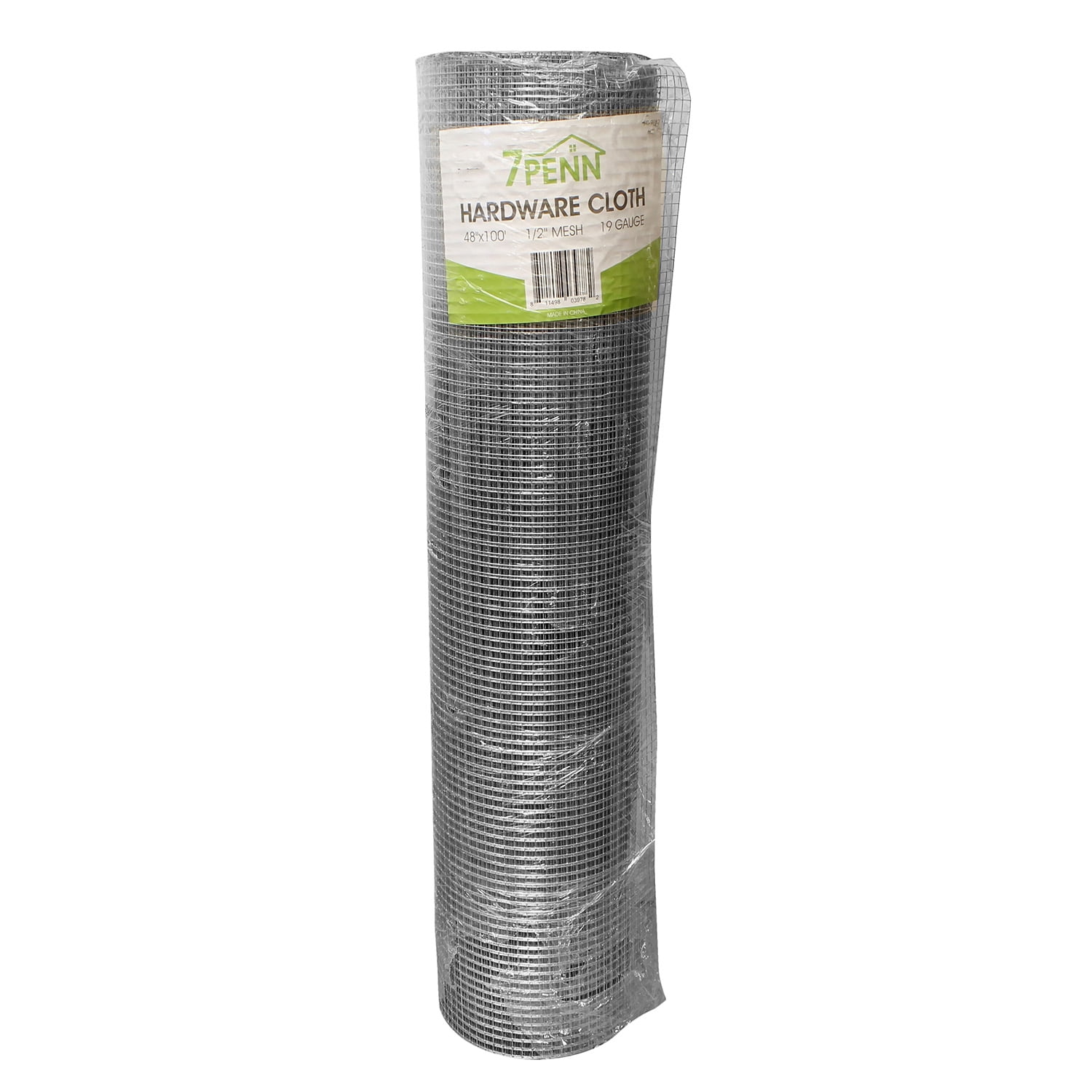 7Penn Small Chicken Wire Fencing Wire Mesh Screen Roll 1/2” x 48” x 100’
