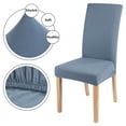 thumbnail image 3 of Dining Chair Slipcovers, Oversized Removable Washable Soft Spandex Extra  Dining  Chair Covers  Table  Color, 3 of 7