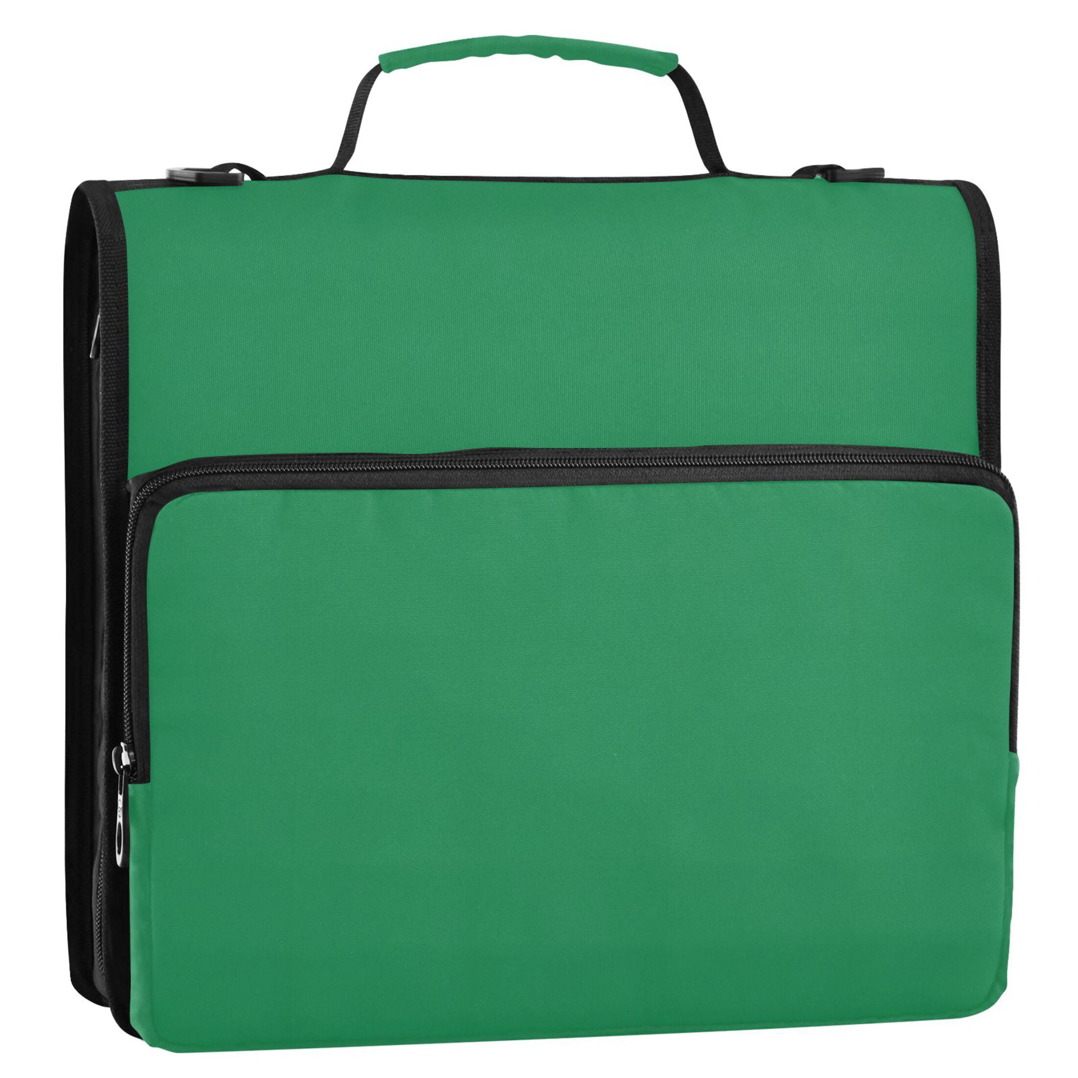 ALAZA Zipper Binder Teal Green 3 Ring Trapper Keeper File Folder Organizer Bag