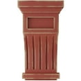 thumbnail image 3 of Ekena Millwork 7"W x 7 1/2"D x 13"H Fluted Wood Vintage Decor Corbel, Salvage Red, 3 of 6