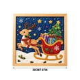 thumbnail image 6 of Kingfansion Fabric Art Kit, DIY 3D Christmas Fabric Poke Art Kit for Adults, Premium No-Sew Mosaic Wall Art & Craft Kits with Frame & Tools, Relaxing Handmade Art Project Gifts for Beginner, 6 of 6