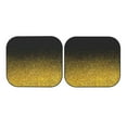 thumbnail image 7 of Goofa Gold Glitter Gradient Pattern 2 Piece Car Windshield Sun Shade Foldable | Front Windshield Shade for Sun, Heat and UV Rays | Sunshade for Car Front Window-Small, 7 of 7