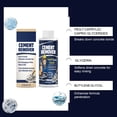 thumbnail image 6 of Concrete Remover 237ml, Mortar Dissolver for Construction Sites, Cement Residue Cleaner, Driveway Patio Stone Cleaner, Heavy Duty Masonry Stain Remover for Tools and Floors, 6 of 9