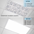thumbnail image 4 of Blue Floral Fluorescent Light Covers, Farmhouse Vintage Flower Leaf Botanical Magnetic Light Covers for Ceiling Lights, Fluorescent Ceiling Shade Filters for Classroom Bedroom Office 4x2Ft x 3PCS, 4 of 8