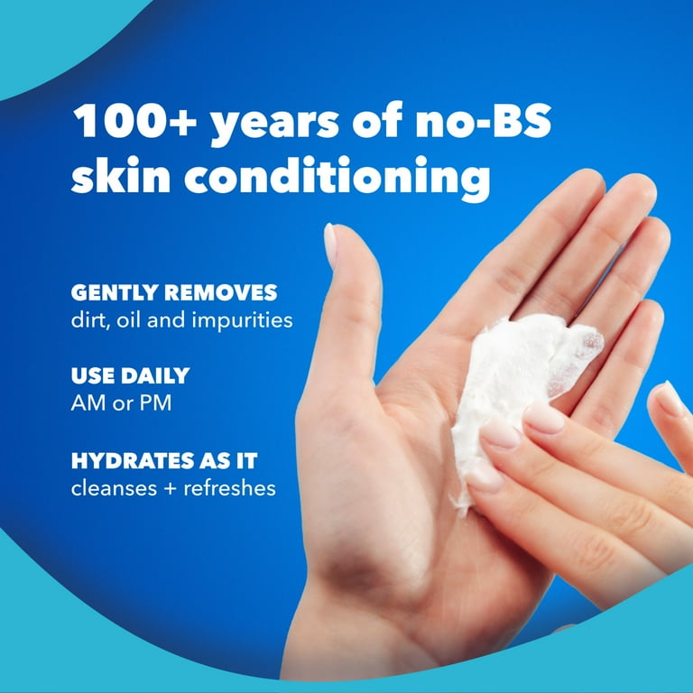 Noxzema Deep Moisturizing Facial Cleanser Cream, Daily Beauty Wash