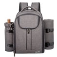 thumbnail image 2 of Mochila Cesta de Picnic Hap Tim para 4 Personas con Manta Gris, 2 of 6