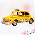 thumbnail image 6 of Supvox Retro Iron Sculpture Home Decor Taxi Model Car for People Who Love Collecting Metal Crafts 1Pack, 6 of 8