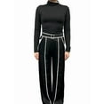 thumbnail image 2 of Female Two Piece Tracksuit Long Sleeve Pants Black S, 2 of 9