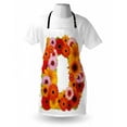 thumbnail image 3 of Letter D Apron Alphabet Symbol with Various Different Daisies Chamomiles Colorful Summer Petals, Unisex Kitchen Bib Apron with Adjustable Neck for Cooking Baking Gardening, Multicolor, by Ambesonne, 3 of 3
