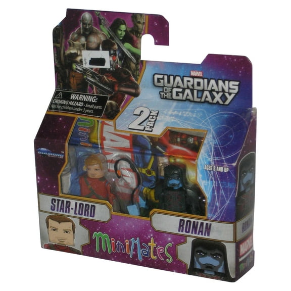 Guardians of The Galaxy Series 57 Minimates (2014) Star-Lord & Ronan Figure Set 2-Pack
