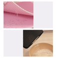 thumbnail image 4 of Estera para arena para gatos, doble capa, impermeable, antideslizante, fácil de limpiar, estera para atrapar arena para gatos, 40x50cm, rosa, 4 of 4