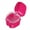 Pink, variant on Wisfunlly Denture Bath Case Cup Box Holder Storage Soak Container with Strainer Basket for Travel Cleaning (Light Blue，Blue，Pink, Purple，White)