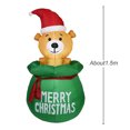 thumbnail image 4 of Globo Inflable De Navidad Creative Christmas Bear Doll LED Growing Outdoor Garden Decoración de Navidad (enchufe de la UE) Likrtyny Libre de BPA, 4 of 9