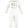 thumbnail image 3 of Hudson Baby Infant Girls Cotton Coveralls, Sweet Bakery, 6-9 Months, 3 of 5