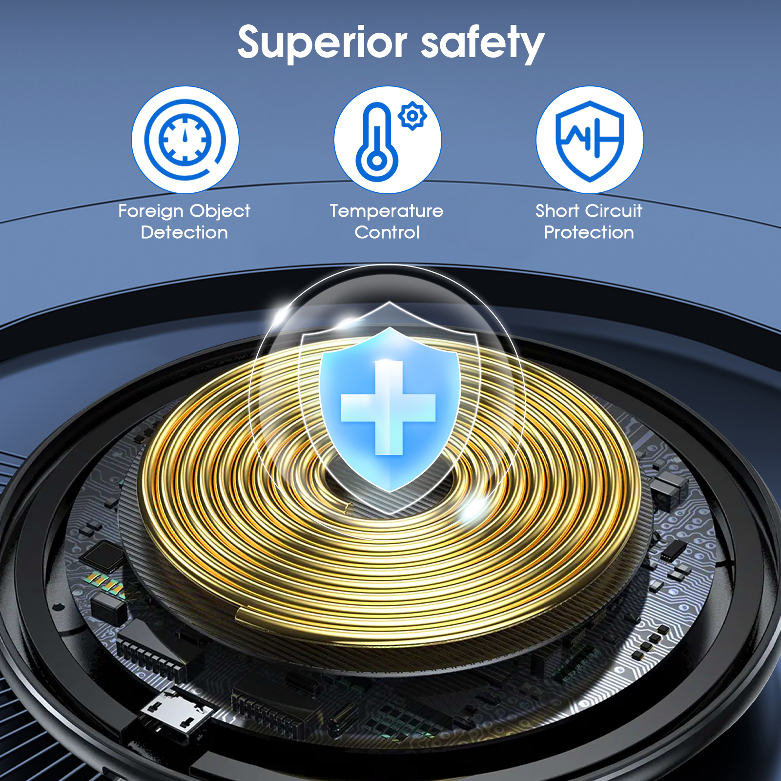 Solpowben 15W Magnetic Wireless Charging Pad photo 2